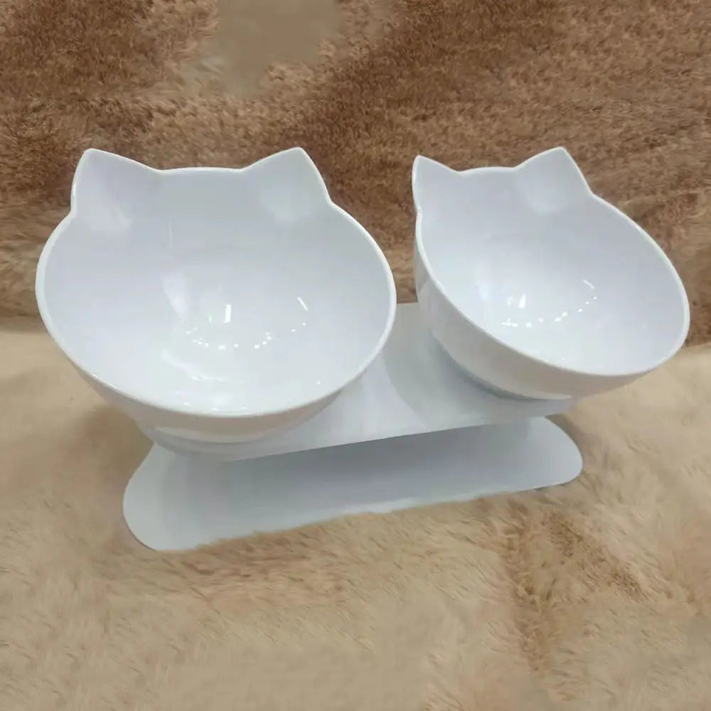 Single Double Pet Bowls with Stand