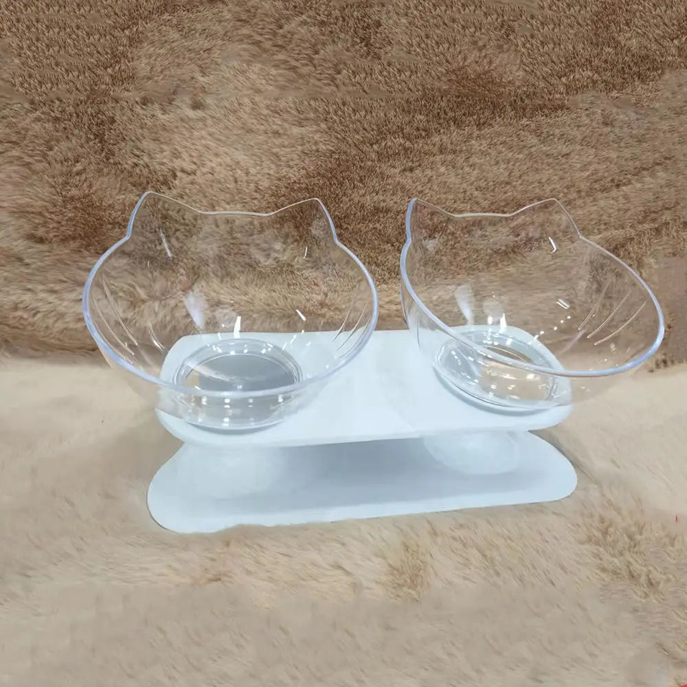 Single Double Pet Bowls with Stand