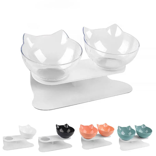 Single Double Pet Bowls with Stand