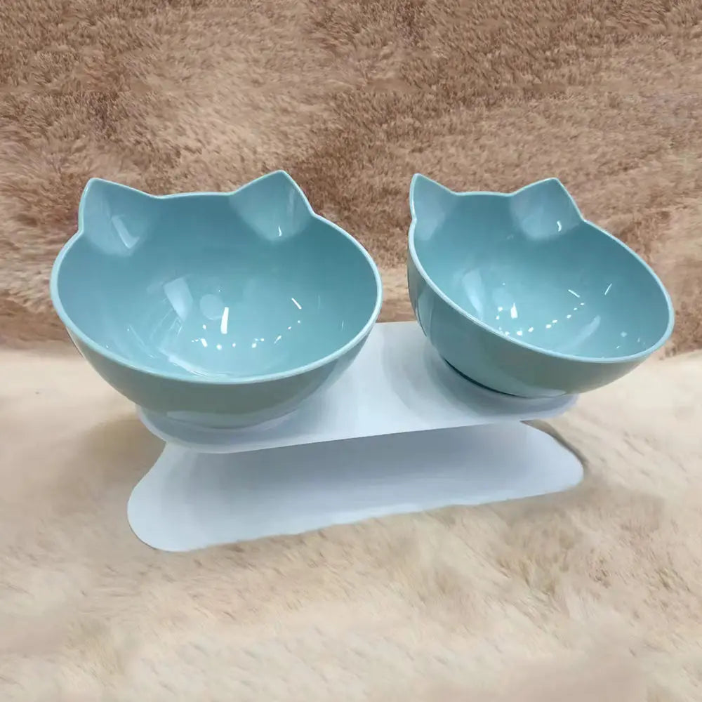 Single Double Pet Bowls with Stand