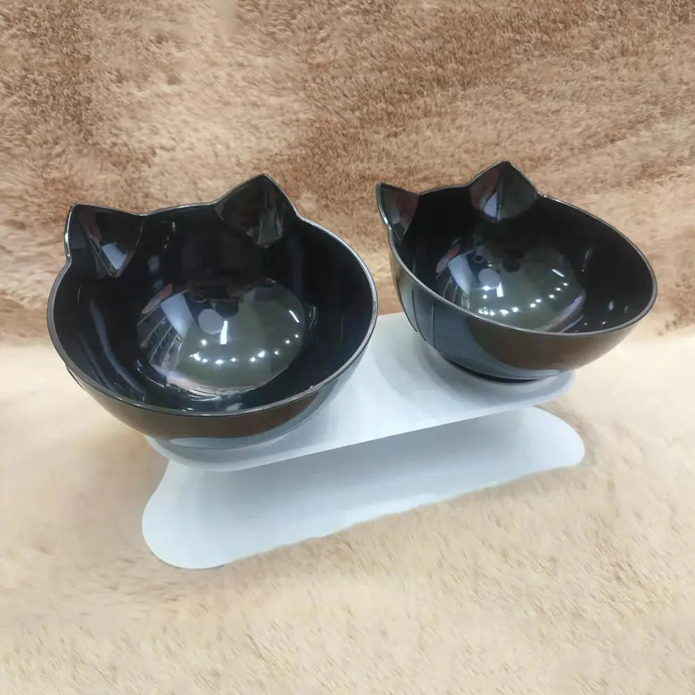 Single Double Pet Bowls with Stand